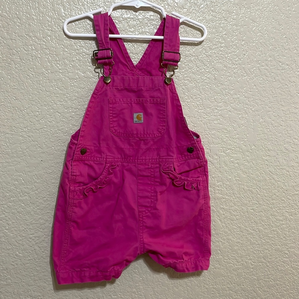 Hot pink 4T Carhartt overall